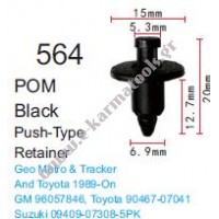 Κλιπς φέρινγκ μοτό Suzuki