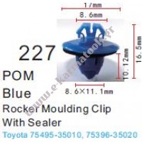 Κλιπς προφυλακτήρα Suzuki Toyota 