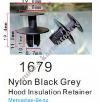 Κλιπς θόλου προφυλακτήρα Mercedes Benz 