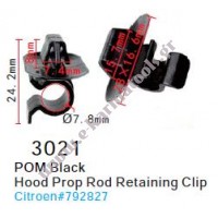 Κλιπς συγκράτησης βέργας καπό  Citroen