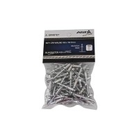 Πριτσίνια αλουμινίου 4.8 x 12.7 mm σετ 100 τεμαχίων ASTA Πριτσίνια αλουμινίου 4.8 x 12.7 mm σετ 100 τεμαχίων ASTA